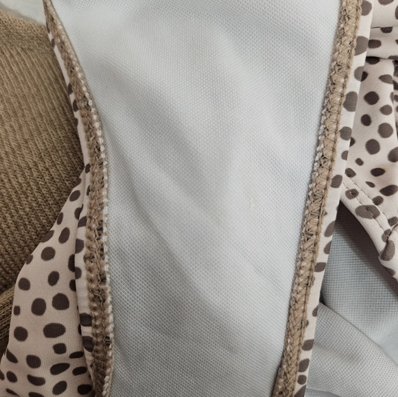 Unbranded Neutral Cut Out One Piece Swim Suit Bathing Suit Size Medium Women Q15 - Picture 6 of 9